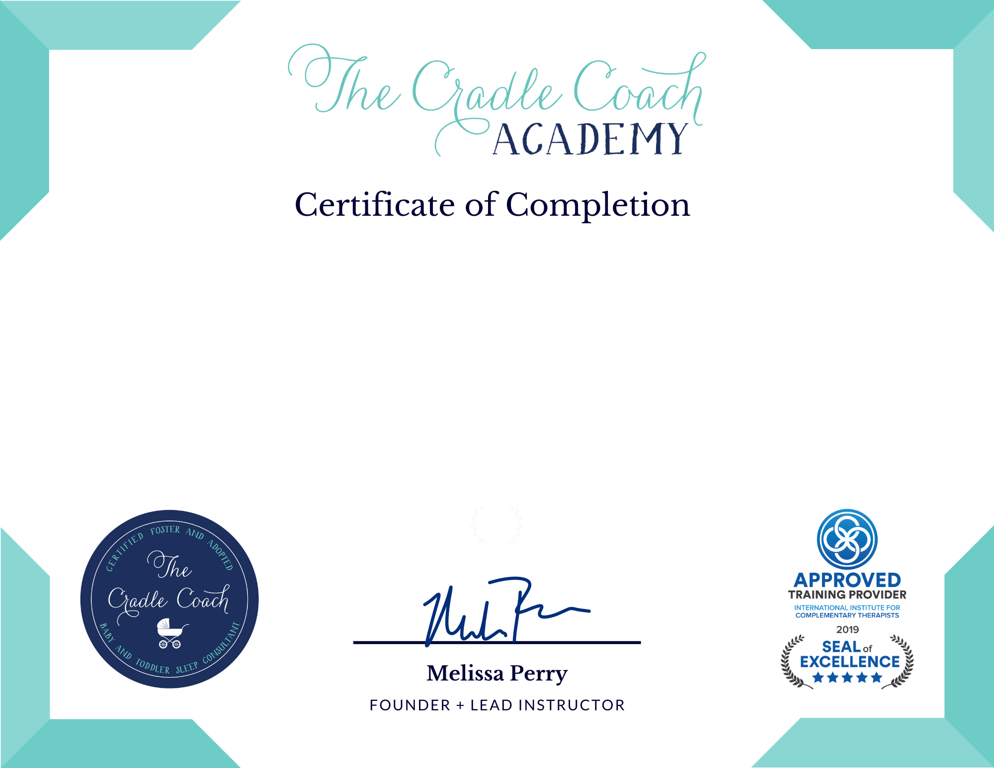 Foster and Adoption Certification of Completion The Cradle Coach Academy